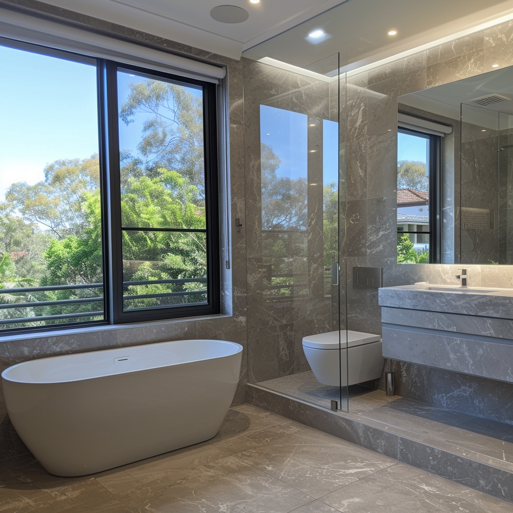 Elegant bathroom fixtures in Marsfield are installed seamlessly by expert plumbers.
